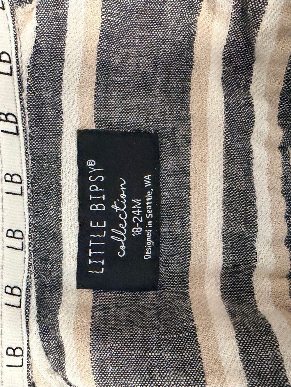 Little Bipsy Striped Matching Set - Picture 5 of 5